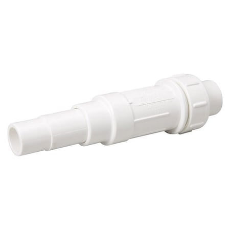 B & K 160-508HC Repair Pipe Coupling, 2 in, PVC, White, SCH 40 Schedule, 160 psi Pressure 160-508/HC