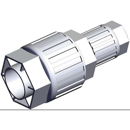 Smc High Purity Tube Fitting, Reducer, PFA LQ3U6A-R2