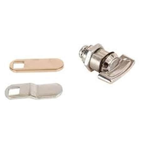 Overtime 0.62 in. Non Locking Thumb Turn Weather Resistant Compartment Lock OV1843552