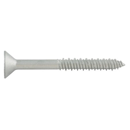 Dewalt Screw Anchor, 1/4 in Dia., Flat, 4 in L, Steel Zinc Plated, 50 PK DFM5ELG204S