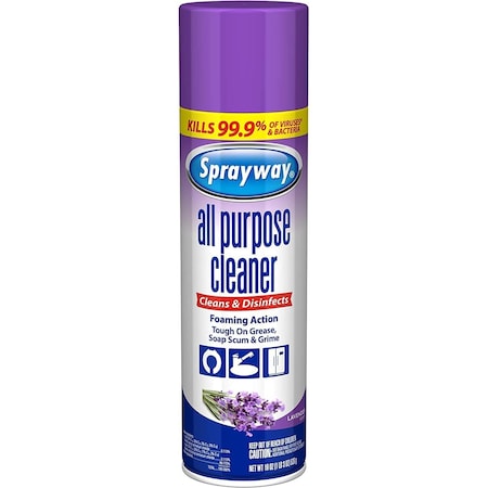 Sprayway Glass Cleaner Lavender Fragrance 20 oz. Can, 3PK SW5029R-3