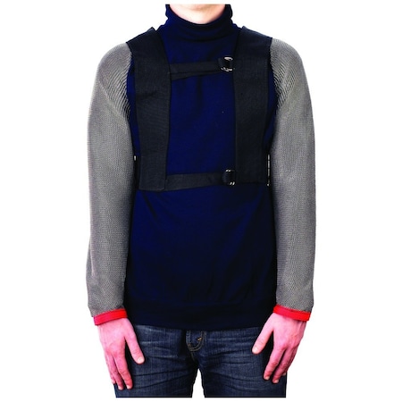 Workhorse Stainless Steel Twin Arm Guard Protective Sleeves with Adjustable Harness E5420774