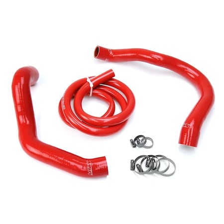 Hps Performance High Temp Reinforced Silicone Radiator and Heater Coolant Hose Kit, Red,  57-1338-RED