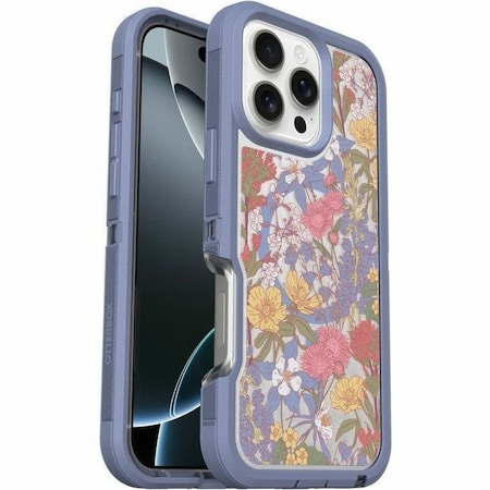Otterbox Defender Pro Xt Clear Magsafe Case For Apple Iphone 16 Pro Max, Co Wildflowers 77-96100