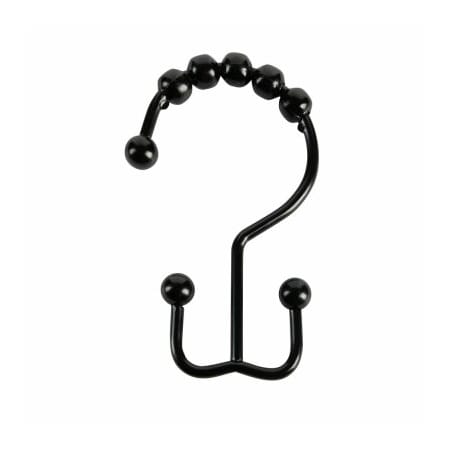 Moda At Home Enterprises Ltd BLK Annex Hook, 12PK 302135-BLK