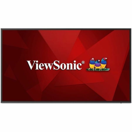 Viewsonic 65" LCD - 3840 x 2160 - Direct LED - 450 Nit - 2160p - HDMI - USB - SerialEthernet - Black CDE6520-W