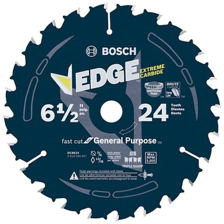 Bosch 6 1/2" X 24T FRAMING CSB CD DCB624