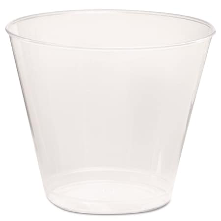 Wna Comet Plastic Tumbler, Squat, 5 oz, Clear, 50/Pack, 20 Packs/Carton, 20PK T5S