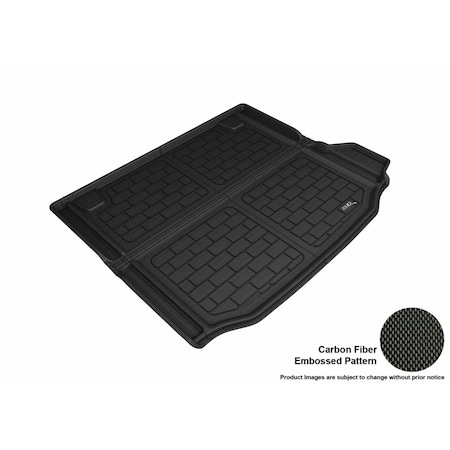 3D Maxpider Kagu Floor Mat for 2018-2019 X3 BMW Cargo Liner Cross Fold without Tie Down Rails, Black M1BM0921309