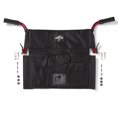 Medline Red Upper Handle for Ultralight Bariatric Transport Chair WCA808UHRR