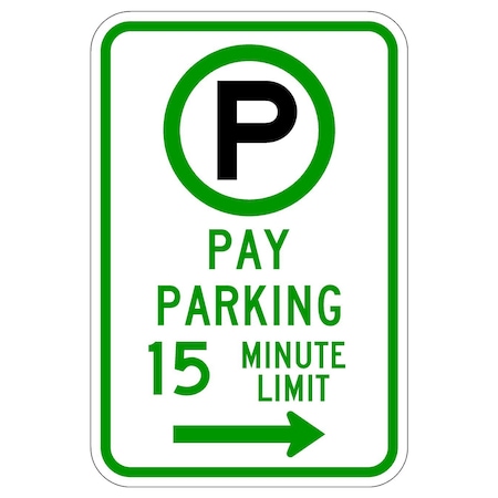 Sign Solutions Usa Parking Sign, 12 in W, Aluminum Sign, White DUS06HWT1218R7-21AR