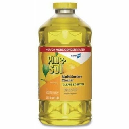 Pine-Sol Multi-Surface Cleaner, Bottle, 80 oz, Lemon Fresh 60607EA
