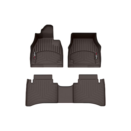 Weathertech Cocoa, Front and Rear Floorliners 471709-1-3