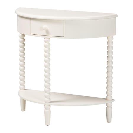 Baxton Studio Raynera Bobbin Wood Console Table 267-14624-ZORO