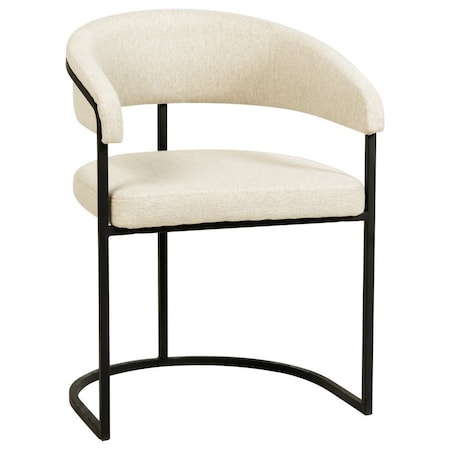 Leisuremod Aero Collection Modern Dining Chair in Taupe AC23TP