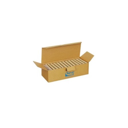 Icc 4-Port Flat Keystone Wallplate, Single-Gang, Ivory, 25PK IC107F4CIV