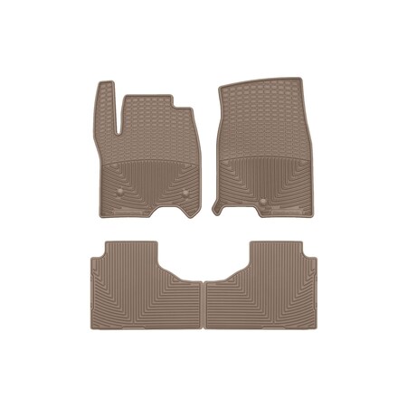 Weathertech Tan, Front and Rear All Weather Floor Mats W568TN-W569TN