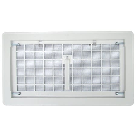Witten Automatic Vent Manual Fndtn Vent W/Damper Wht 500WH