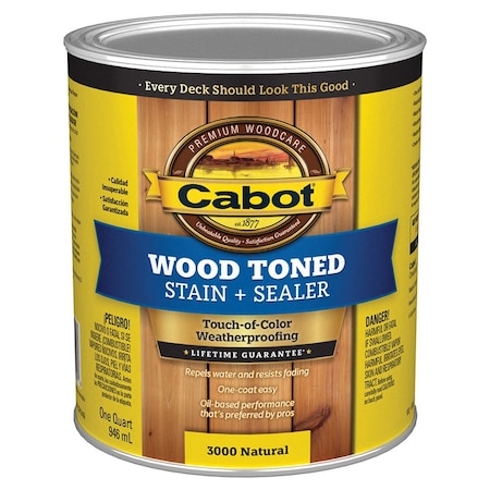Sw Valspar Cabot, Mccloskey, Valspar Pt 1 Qt Cabot 3000 Natural Wood Toned Deck & Siding Stain 0306