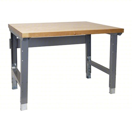 Lyon Adjustable Workbench, Gray, Steel DD232540A