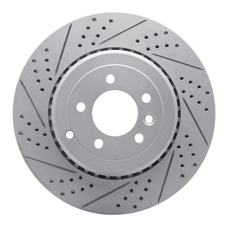 Dynamic Friction Co DFC Geoperformance Rotor - Drilled and Slotted 830-11020L