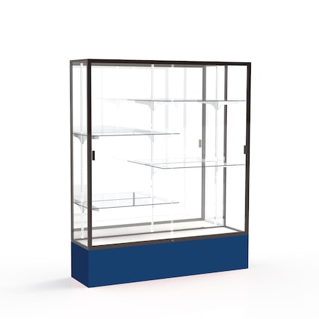 Ghent Spirit Floor Display Case 60x72x16, Mirror, Bronze 375MB-BZ-NY
