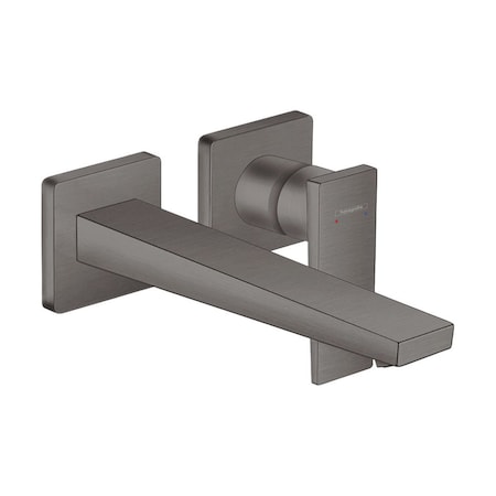 Hansgrohe Metropol Wall-Mounted Single-Handle Faucet Trim with Lever Handle, 1.2 GPM in Brushed Black Chrome 32526341