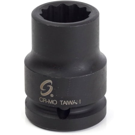 Sunex 3/4 in Drive 18Mm 12-Point Thin Wall Impact Socket 418MZT