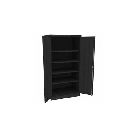 Tennsco Cabinet, Storage, 72x36x24, HS, Black 1480BK