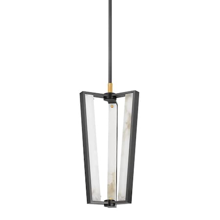 Hudson Valley Lighting Edgemere 3 Light Pendant 11 In. Aged Brass/Distressed Bronze 4053-AGB/DB