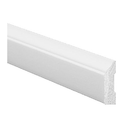 Inteplast Building Products 7' WHT OG Stop Molding, 25PK 59460700032