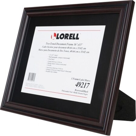Lorell 11 x 14 in. Two-Toned Certificate Frame, Black LO465723