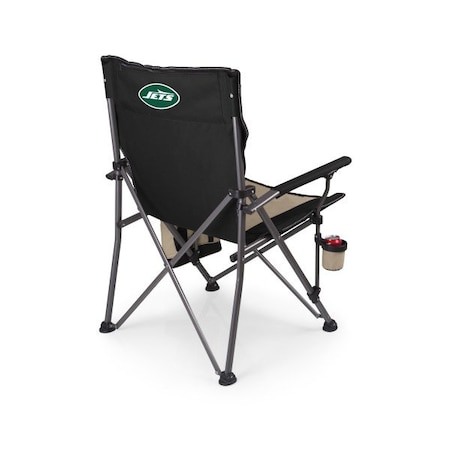 Picnic Time Family Of Brands NFL New York Jets - Logo - Big Bear XXL Camping Chair with Cooler 808-00-175-224-2