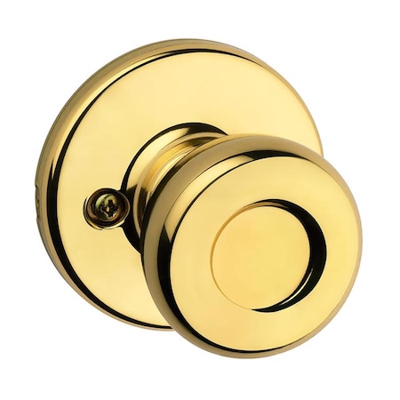 Kwikset Tylo Polished Brass Dummy Knob Right or Left Handed 94880-363
