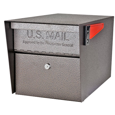 Mail Boss Mail Manager Locking Post-Mount Mailbox, Sage Green, USPS Approved 805907