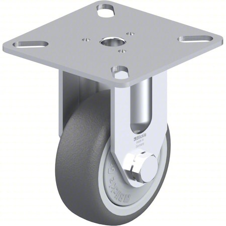 Zoro Select PlateCaster, Rigid, Polyurethane, 2 13/16"H BPA-PATH 50KF