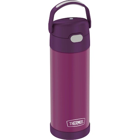 Thermos 16-Ounce FUNtainer Vacuum-Insulated Stainless Steel Bottle with Spout (Red Violet) F41101RV6