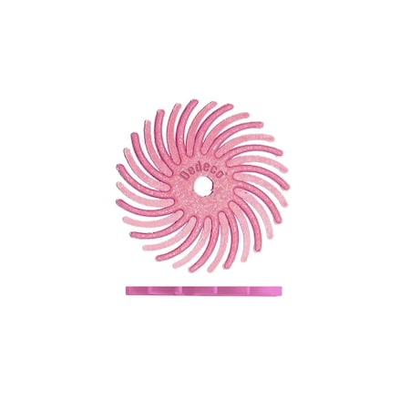 Dedeco SUNBURST 3/4'' TC DISCS PINK 600 GRIT (PUMICE), 48PK 3850