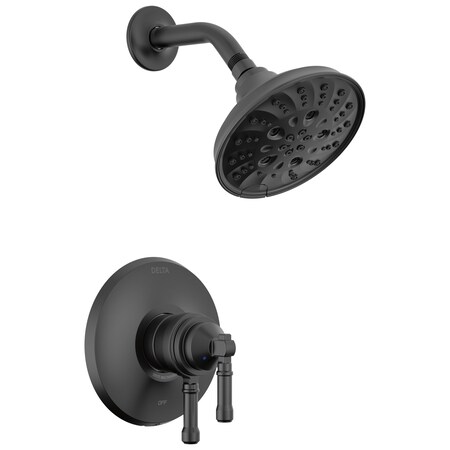 Delta Broderick 17 Series Shower Trim In Matte Black T17284-BL