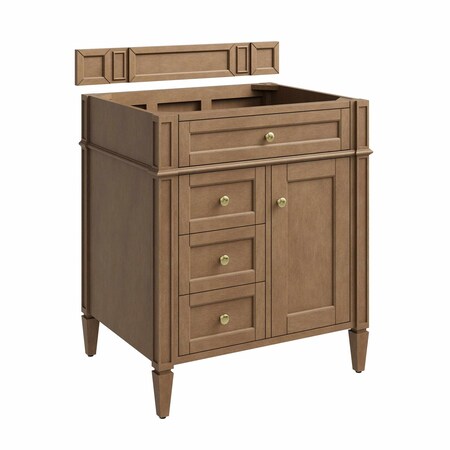 James Martin Vanities Brittany 30" Single Vanity Cabinet, Pecan 655-V30-PCN