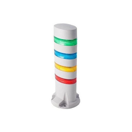 Idec LED Tower Direct Mount 4 Tier LD6A-4DQW-RYGSC