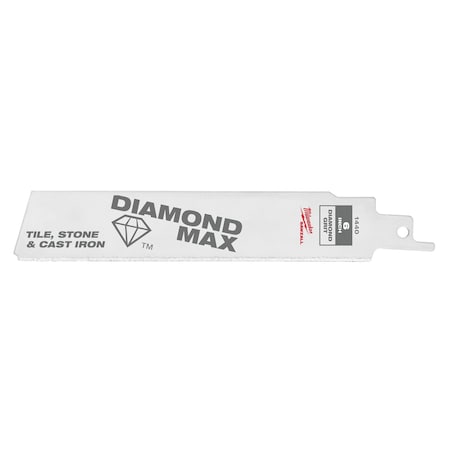 Milwaukee Tool SAWZALL THE TORCH Diamond Grit Blade 6" 48-00-1440