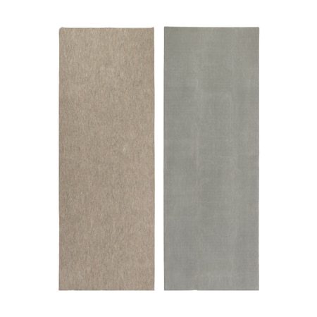 Homeroots 2' X 12' Gray Non Slip Rug Pad 388121