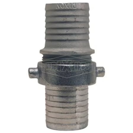 Dixon King Short Shank Suction Coupling with Plated Iron Nut, 4 in Nominal, NPSM End Style, Domestic S123