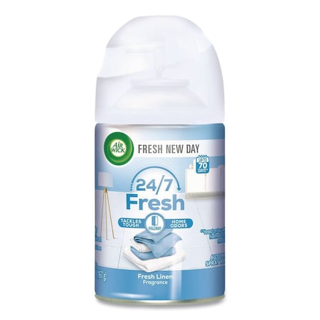 Air Wick Freshmatic Ultra Automatic Spray Refill, Fresh Linen, 5.89 oz Aerosol Spray 62338-82314