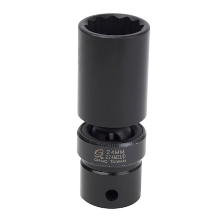 Sunex 1/2 in Dr 24Mm 12Pt Mc Dp Ul Soc 224MZUD