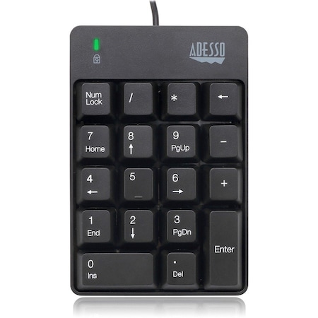 Adesso SPILL RESISTANT 18-KEY NUMERIC KEYPAD AKB-601UB