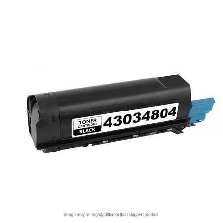 Okidata Replacement, CYAN Compatible Toner, 3,000 page yield 43034803
