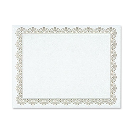 Geographics Certificate Paper, Golden, PK25 39451