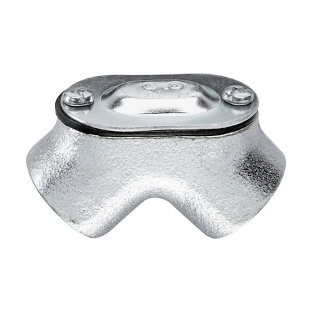 Crouse-Hinds Eaton Crouse-Hinds series rigid/IMC pull elbow, 2PK 824